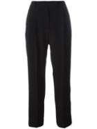 Alberto Biani Tailored Cropped Trousers, Women's, Size: 46, Black, Triacetate/polyester