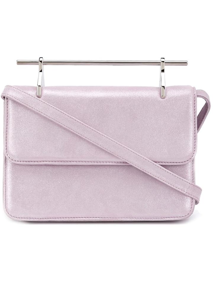 M2malletier - 'la Fleur Du Mal' Clutch - Women - Calf Leather - One Size, Pink/purple, Calf Leather