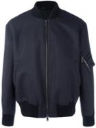 Jil Sander 'lys' Bomber Jacket, Men's, Size: 50, Black, Polyester