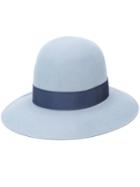 Borsalino Bow-trim Hat - Blue