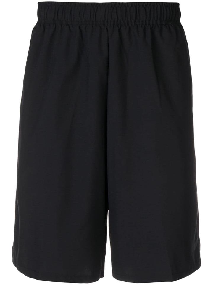Nike Dark Grey Logo Shorts - Black