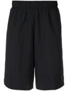 Nike Dark Grey Logo Shorts - Black