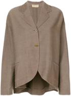 Romeo Gigli Vintage Long Sleeve Blazer - Brown