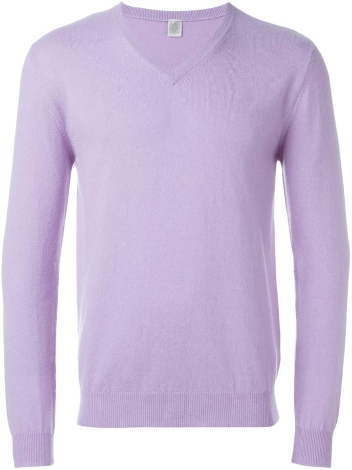 Eleventy V-neck Sweater, Men's, Size: Medium, Cashmere