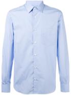 Aspesi Chest Pocket Shirt, Men's, Size: 41, Blue, Cotton
