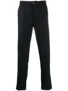 White Sand Elasticated Waist Trousers - Blue