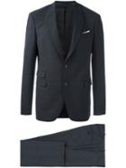 Neil Barrett Slim Fit Two-piece Suit, Men's, Size: 48, Grey, Cotton/polyester/virgin Wool