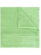 Salvatore Ferragamo - Large Frayed Stole - Women - Cashmere - One Size, Women's, Green, Cashmere