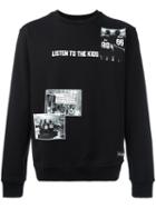 Les (art)ists Listen To The Kids Sweatshirt, Men's, Size: Small, Black, Cotton