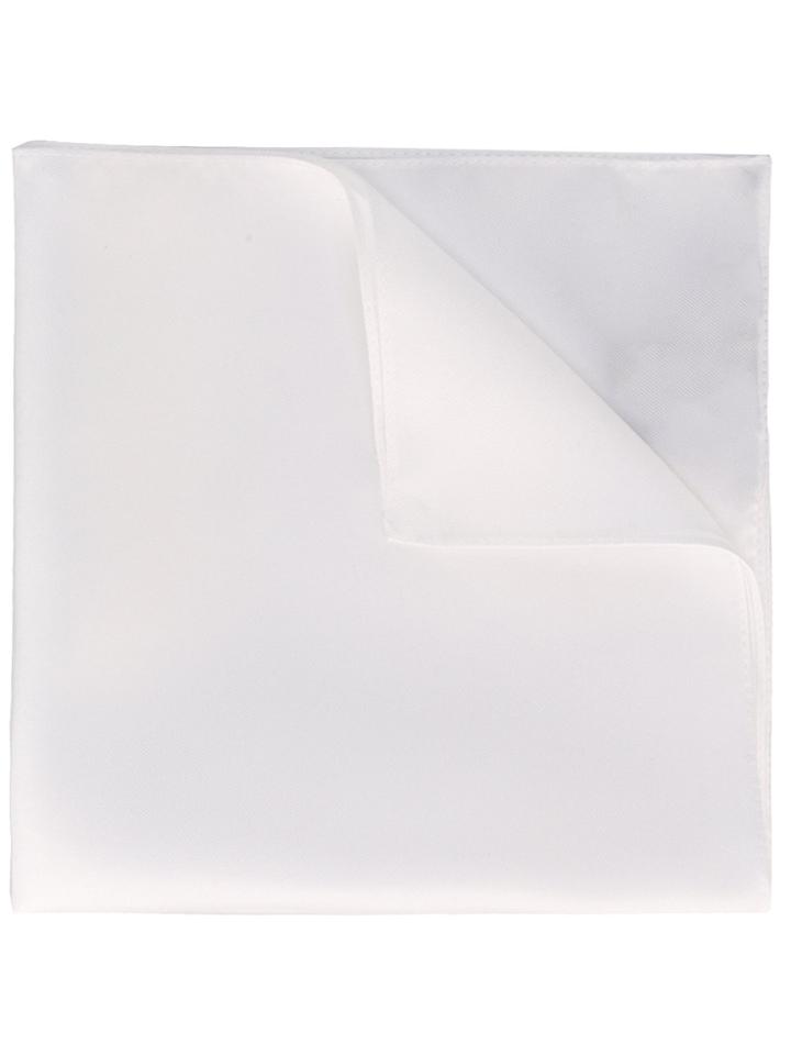 Boss Hugo Boss Plain Pocket Square - White