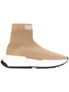 Mm6 Maison Margiela Sock Runner Sneakers - Neutrals
