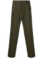 Pt01 Tailored Fitted Trousers - Green
