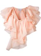 Roberto Capucci Frilled Poncho