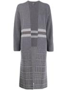 Lorena Antoniazzi Knitted Long Cardigan - Grey