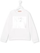 No21 Kids Logo Print Sweatshirt, Boy's, Size: 8 Yrs, White