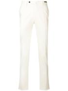 Pt01 Skinny-fit Tailored Trousers - White