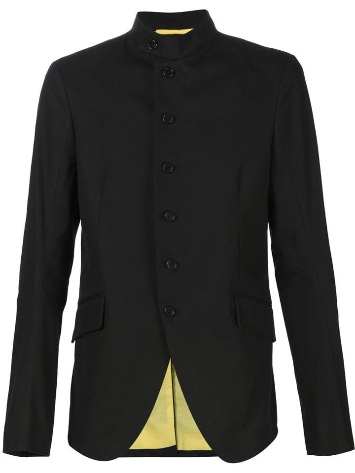 Ann Demeulemeester Band Collar Blazer