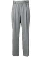 Yves Saint Laurent Pre-owned Tailored Straight Trousers - Grey