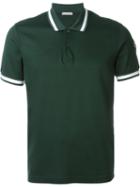 Moncler Classic Polo Shirt, Men's, Size: L, Green, Cotton