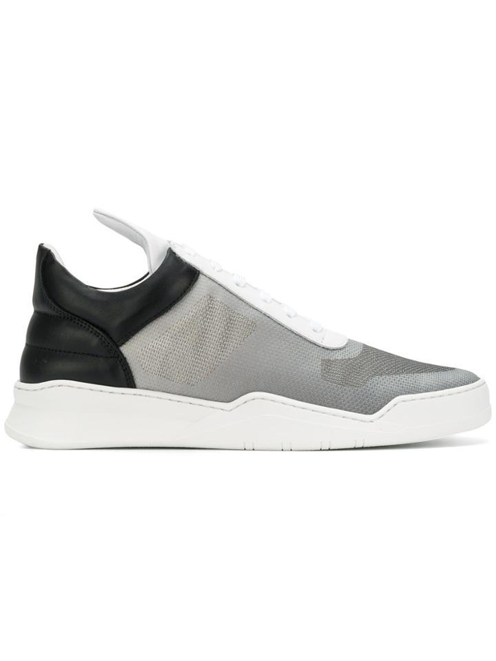 Filling Pieces Oversized Tongue Sneakers - Grey