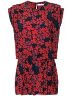 Givenchy Floral Print Dress - Blue