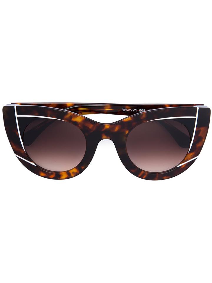Thierry Lasry Chromaty Sunglasses, Women's, Brown, Acetate