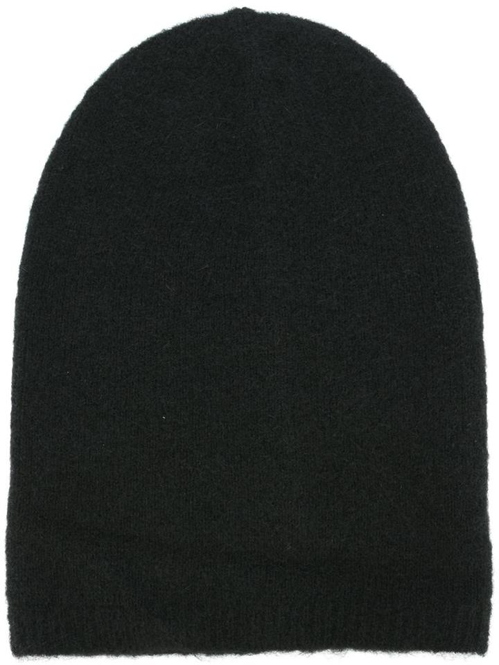 Laneus 'acu' Beanie, Men's, Black, Polyamide/merino/alpaca/spandex/elastane