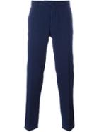 Incotex Straight Leg Chinos, Men's, Size: 48, Blue, Linen/flax/cotton