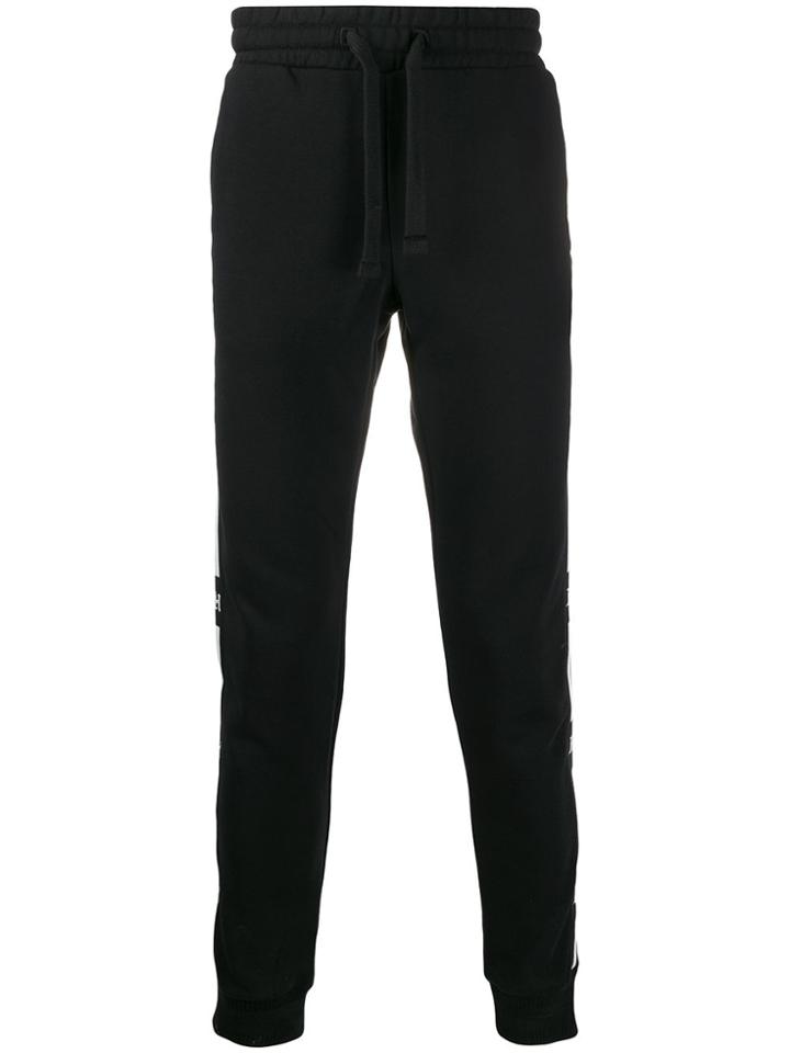 Tommy Hilfiger Side Stripe Track Pants - Black
