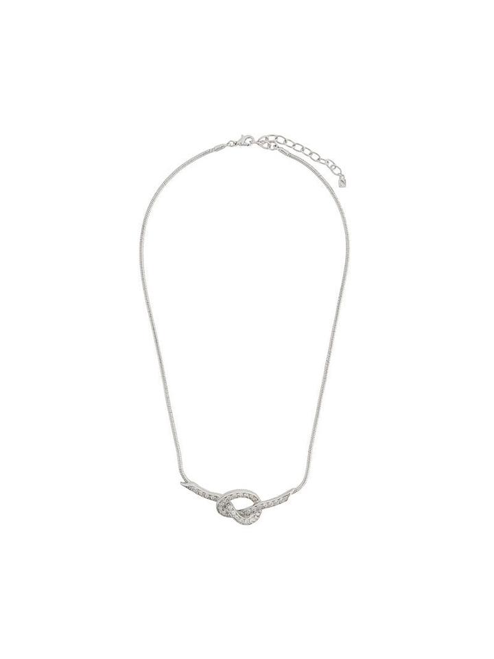 Nina Ricci Pre-owned Knot Necklace - Silver