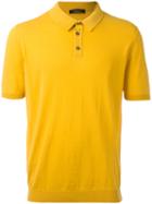 Roberto Collina Polo Shirt, Men's, Size: 48, Yellow/orange, Cotton