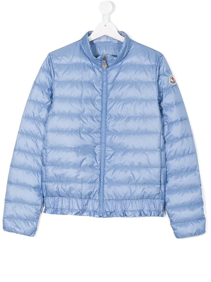 Moncler Kids Padded Quilted Jacket - Blue
