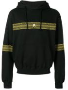 Adish Embroidered Hoodie - Black