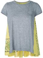 Sacai Printed Back T-shirt - Grey