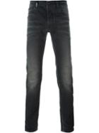 Marcelo Burlon County Of Milan Straight Leg Jeans, Men's, Size: 29, Black, Cotton/spandex/elastane