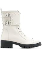 Twin-set Studded Boots - Nude & Neutrals