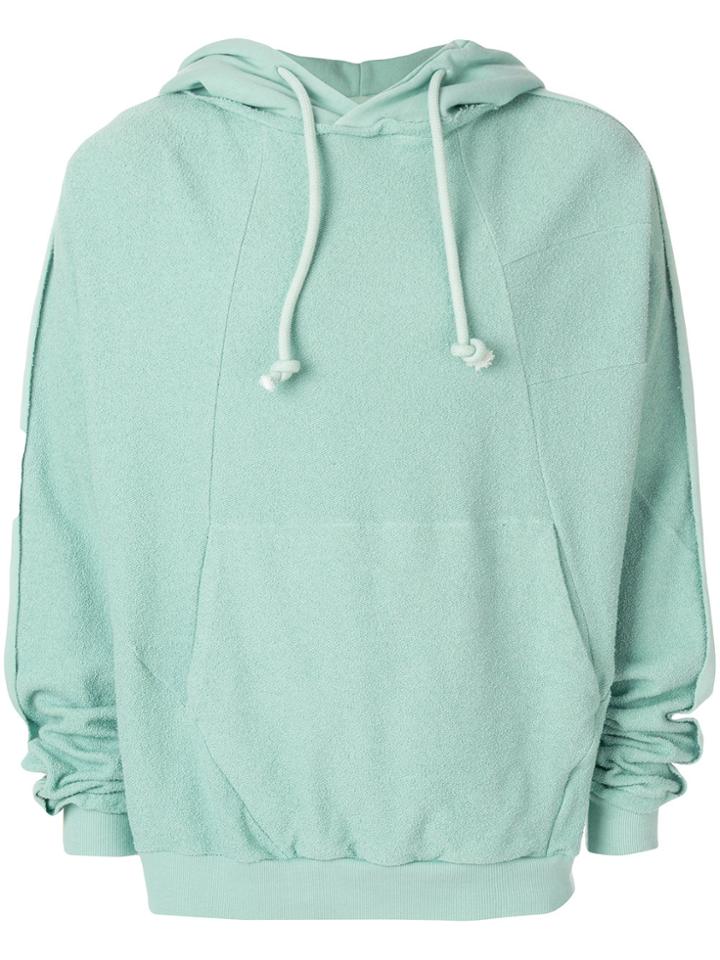 Maison Margiela Oversized Drawstring Hoodie - Green