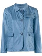 Aspesi Americana Cropped Jacket, Women's, Size: Medium, Blue, Polyamide/polyester