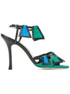 Manolo Blahnik Chamba 105 Sandals - Blue