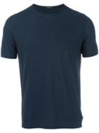 Zanone Chest Pocket T-shirt, Men's, Size: 58, Blue, Cotton