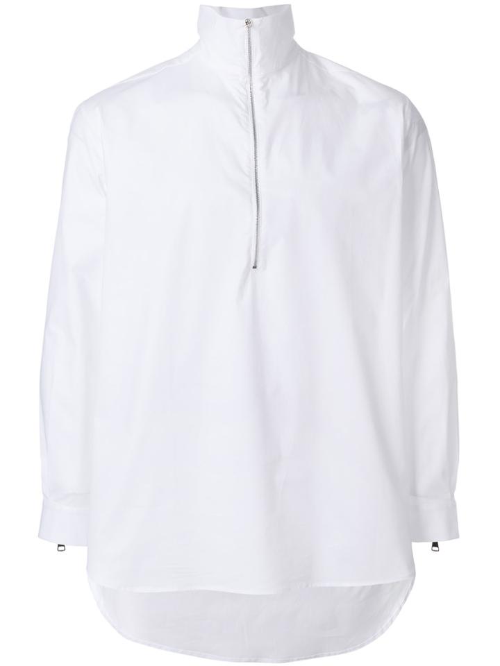 Lucio Vanotti Zipped Collar Shirt - White
