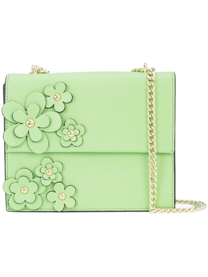 Christian Siriano Floral Crossbody Bag - Brown