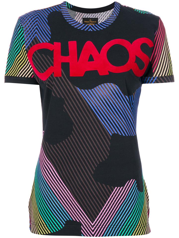 Vivienne Westwood Anglomania Chaos Print T-shirt - Multicolour