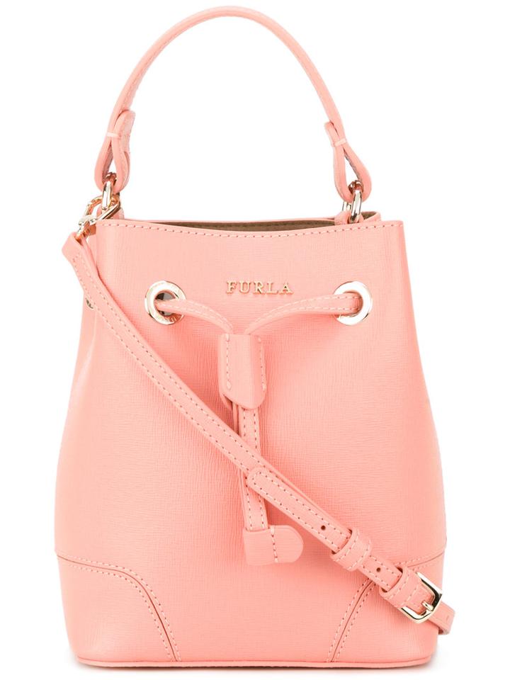 Furla - Mini Bucket Tote - Women - Leather - One Size, Women's, Pink/purple, Leather