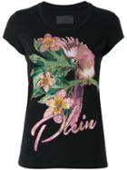 Philipp Plein - 'cockatoo' T-shirt - Women - Cotton - Xs, Black, Cotton