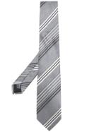 Cerruti 1881 Asymmetric Stripe Tie - Grey