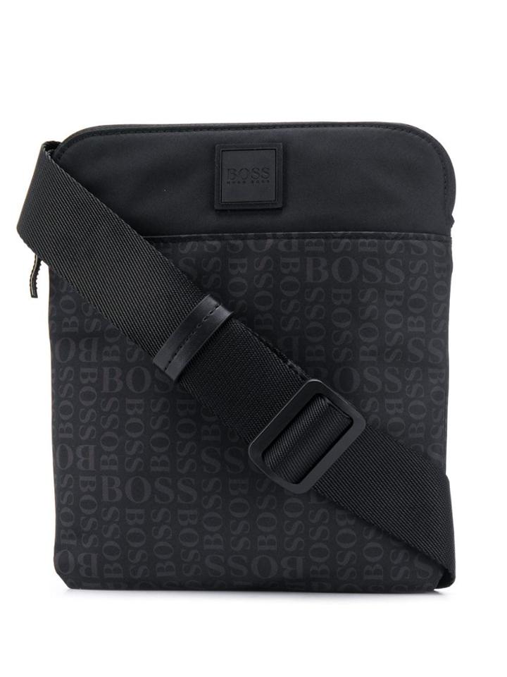 Boss Hugo Boss Logo Print Crossbody Bag - Black