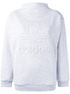 Adidas High Neck Sweatshirt, Women's, Size: 38, Grey