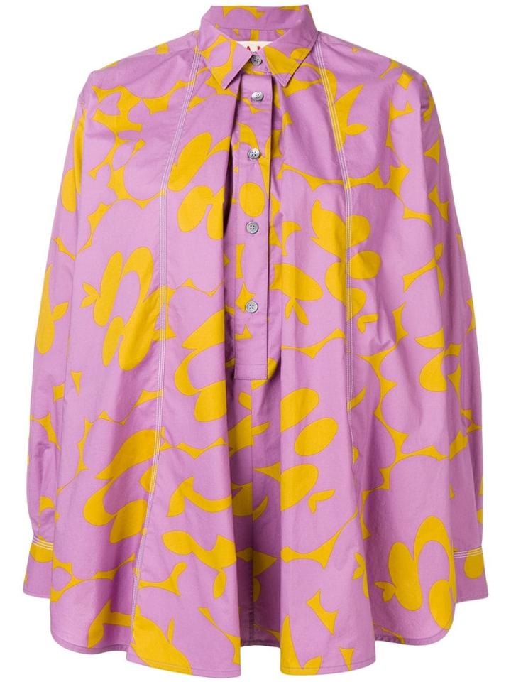 Marni Floral Print Shirt - Pink