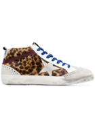 Golden Goose Deluxe Brand Multicoloured Mid Star Leopard Print Leather